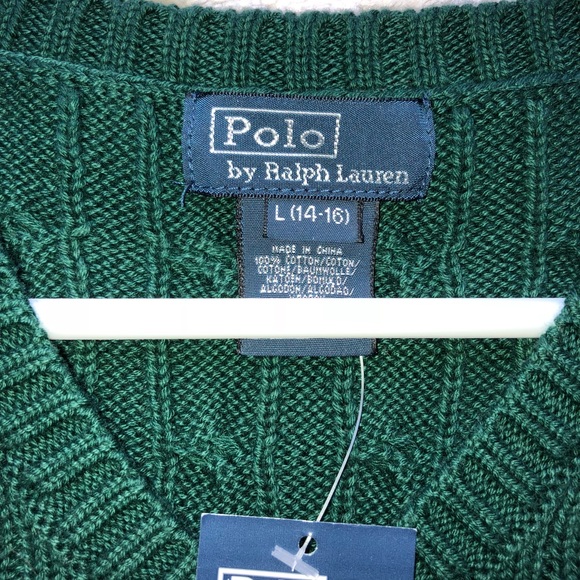 Ralph Lauren polo dark green vest! NWT - Picture 2 of 2